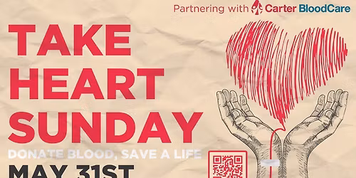 Take Heart Sunday: Carter Blood Drive