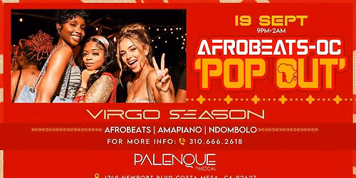 AFROBEATS-OC SEPT 19TH