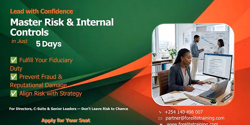 Training on Risk Management and Internal Controls for Executives