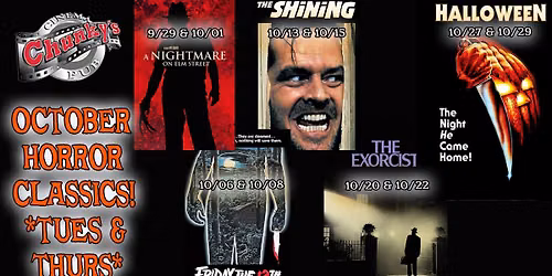 HORROR CLASSICS: The Shining! 10\/13 & 10\/15