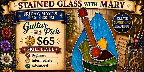 Stained Glass with Mary- GUITAR