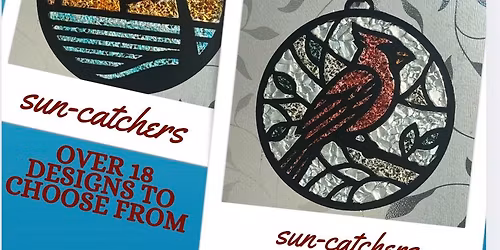 DIY Crushed Glass Sun Catcher