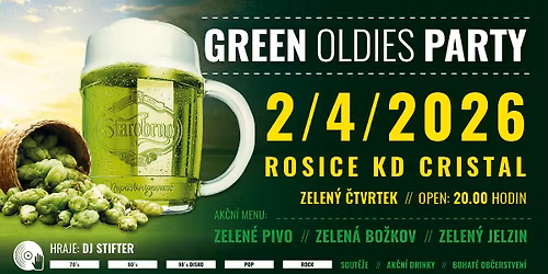 GREEN Oldie\u00b4s PARTY - Rosice KD I 2.4.2026
