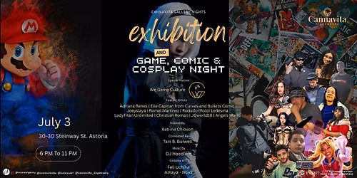 Cannavita Gallery Night: Free Art, Gaming, Comics & Cosplay Experience
