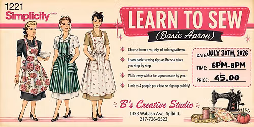 Learn to Sew-APRON