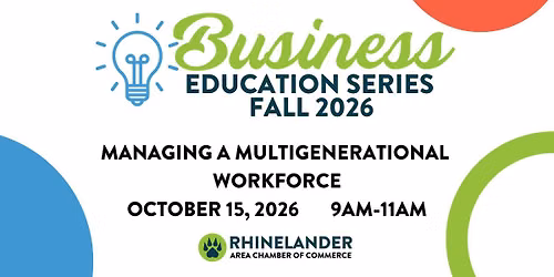 October Business Education Series: Managing a Multigenerational Workforce