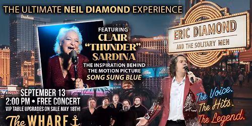 Eric Diamond and the Solitary Men featuring Clair "Thunder" Sardina at The Wharf 