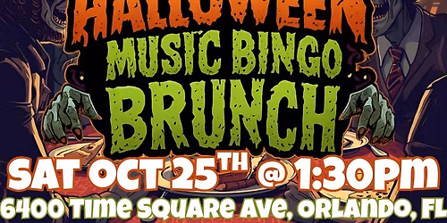 Halloween Music Bingo Brunch @ Teak Neighborhood Grill