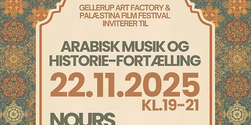 ARABISK MUSIK OG HISTORIE-FORT\u00c6LLING \/\/ GAF & PALFF