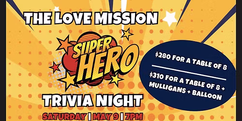 The Love Mission Trivia Night