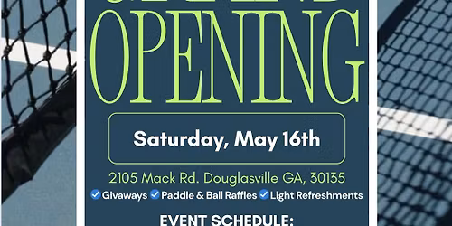 Grand Opening of P.A.D.L, Pickle at Deer Lick 