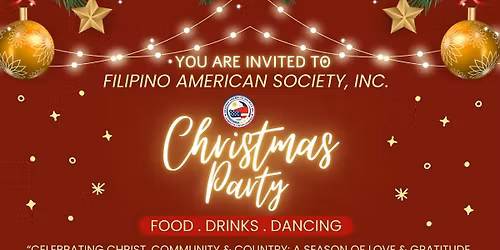 Annual Christmas Party, General Assembly and Election of Officers