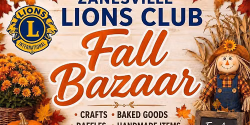ZANESVILLE LIONS CLUB Fall Bazaar