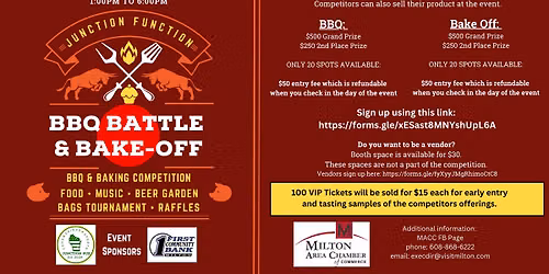 Junction Function BBQ\/Grilling & Bake Off