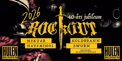 ROCKOUT 2026 || 40 \u00e5rs Jubileum