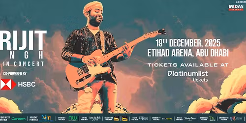 Arijit Singh Live in Concert at Etihad Arena in Abu Dhabi