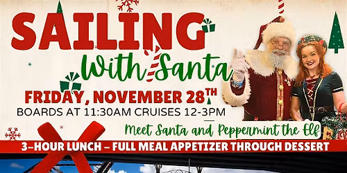 Sailing with Santa Lunch Cruise Aboard the Barbara Lee