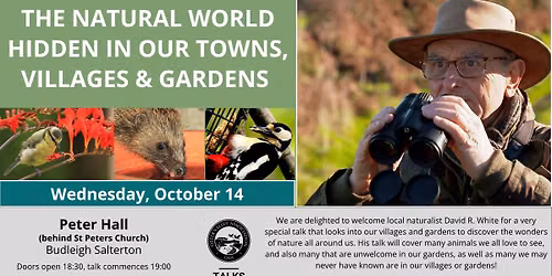 OVA Talk:  Wildlife in our towns, villages and gardens