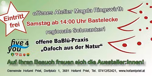 Hobbykunstausstellung und Adventmarkt