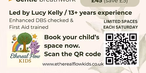 Ethereal Flow Kids Woodland Well-being sessions 