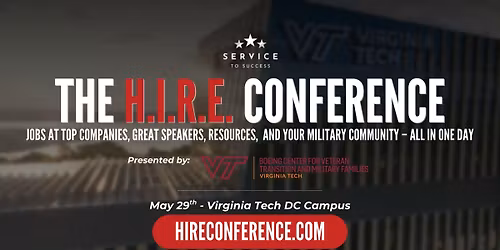 The HIRE Conference for the Mil-Community - Jobs, Scholarships, and More!