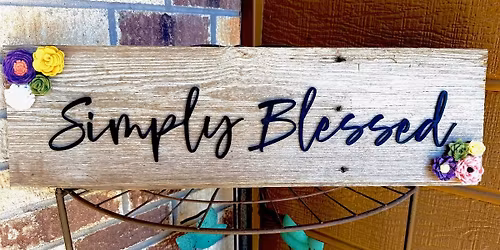 Barnwood Blessings DIY Sign Class