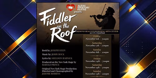 Halifax Repertory Theatre Presents Fiddler on the Roof