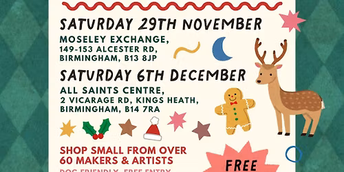 WINTER MAKERS MARKETS \/ BLUE MOON \/ MOSELEY