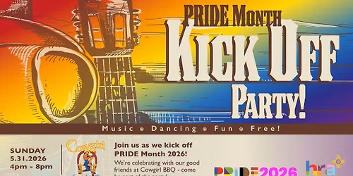 PRIDE Month Kick Off Party