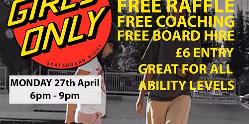 Girls Only Skateboard Night