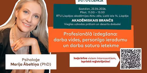 "Akad\u0113miskais bran\u010ds" ar Mariju \u0100belti\u0146u