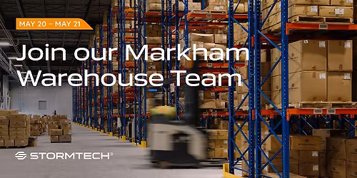 Stormtech Warehouse Career Fair - Join our Markham Team!