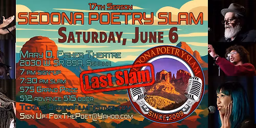 Sedona Poetry Slam readies for last slam of the 2025-26 season on Saturday, June 6