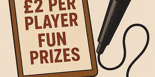 Quiz every Thursday @ 8pm