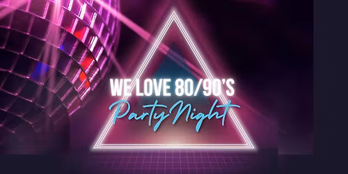 We love the 80\/90s Christmas Party