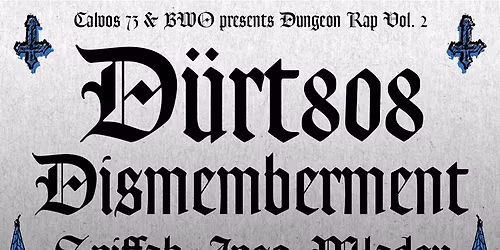 D\u00dcRT808 (CZ), DISMEMBERMENT (AT), SNIFFAH, INSO, MLADEY (CZ) @ \u017dAL\u00c1R