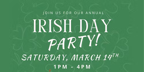 FREE – Farmingdale, NY Irish Day Party at Back In Time Decor ☘️🍻