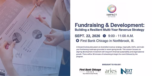 Impact Network Workshop: Building a Resilient Multi-Year Revenue Strategy