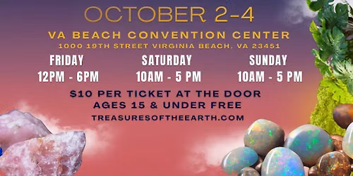 Treasures of the Earth - Gem, Mineral, Fossil & Jewelry Show