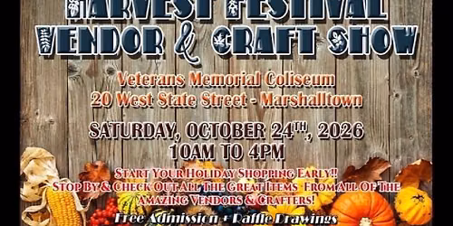 7th Annual Harvest Festival Vendor & Craft Show