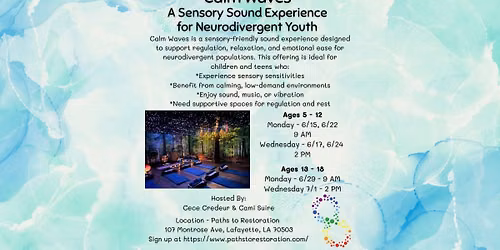 Calm Waves - A Sensory Sound Experience for Neurodivergent Youth