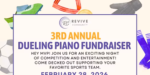 3rd Annual Dueling Piano Fundraiser