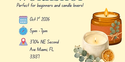 Scented candle workshop