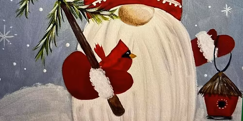 Gnome for Christmas Painting Class