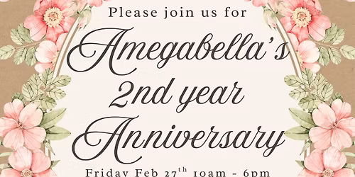 Amegabella\u2019s 2nd year Anniversary