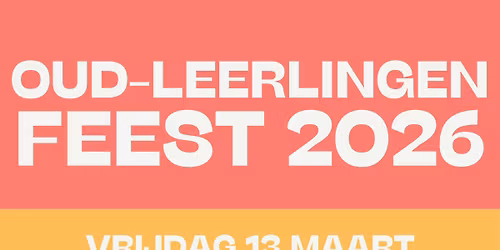 Oud-leerlingenfeest 2026