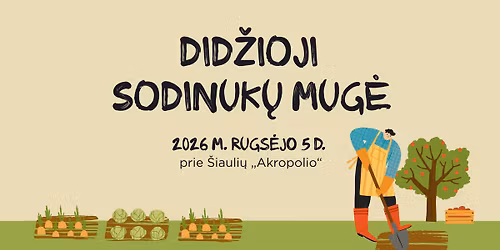 Did\u017eioji sodinuk\u0173 mug\u0117 \u0160iauliuose (2026 ruduo)