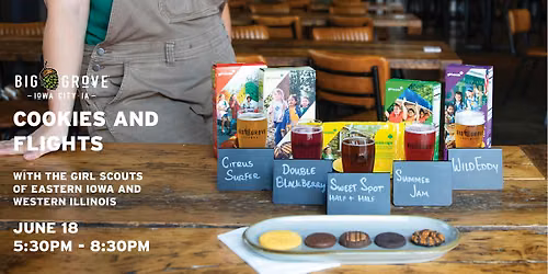 Cookies and Flights with Girl Scouts | Iowa City