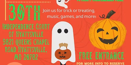 Trunk-or-Treat at Independence Court of Hyattsville!