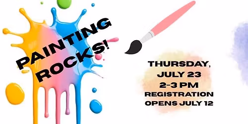 Tween Event: Rock Painting